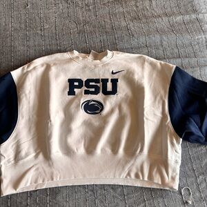 Penn State Nike White and Navy Sweatshirt